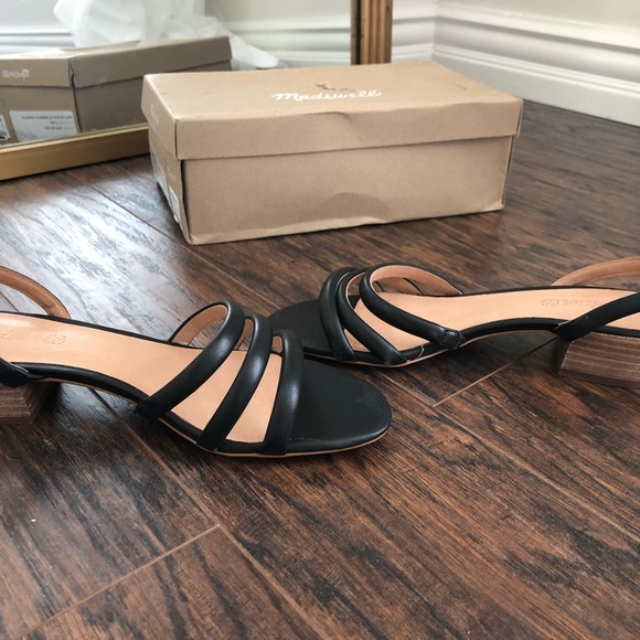 Madewell black sling backs - Picture 3 of 4